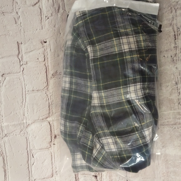 L.L. Bean Vintage XXL Mens Sleep Shirt Scotch Plaid Button Down - Picture 7 of 10